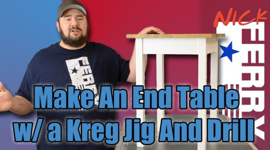 Make An End Table w/ A Kreg Jig® & A Drill (ep46)