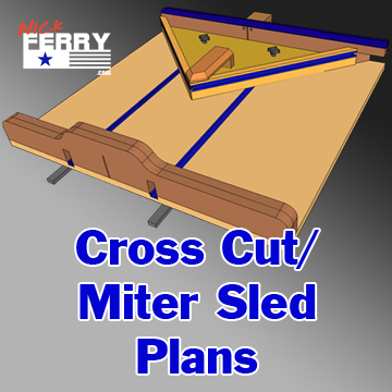 Table Saw Cross Cut Miter Sled Plans - Diy Table Saw Rip Sled