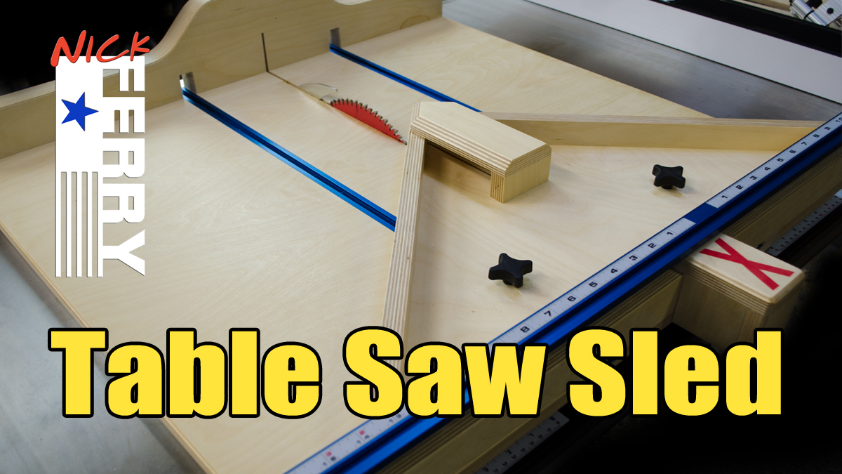 Table Saw Cross-Cut &amp; Miter Sled In One (ep58)