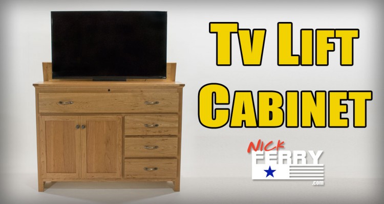 Making A Tv Lift Cabinet With Secret Compartment Ep63